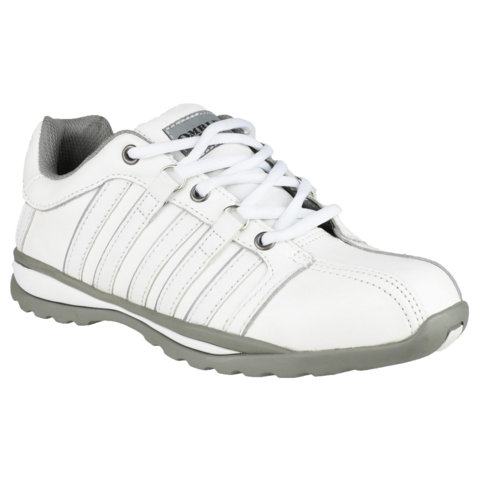 white safety trainers